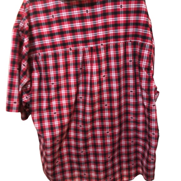 Men Size 2XL McCormick Farmall International Harvester IH Red Plaid short sleeve - Picture 2 of 12